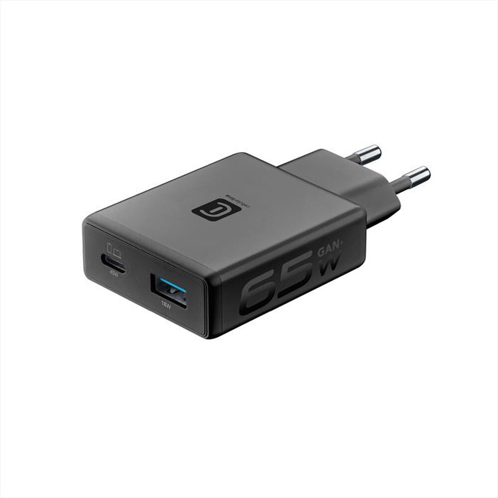 Immagine del prodotto CELLULARLINE - Caricabatterie POWER LITE 65W SLIM DUAL A+C-Nero