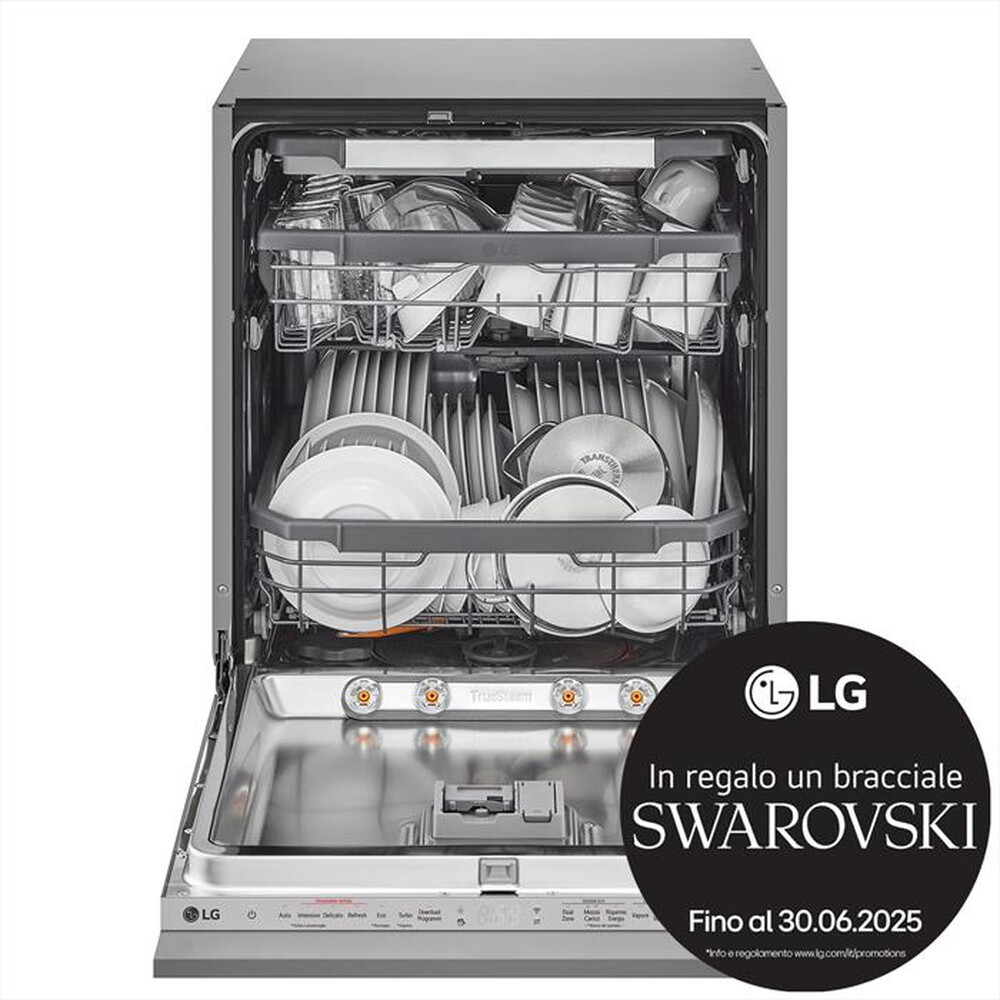 Immagine del prodotto LG - Lavastoviglie QUADWASH DB365TXS Classe B 10coperti-Acciaio inossidabile
