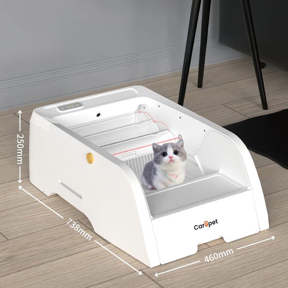 Immagine del prodotto CAREPET - LETTIERA AUTOPULENTE C102WC OPEN-Bianco