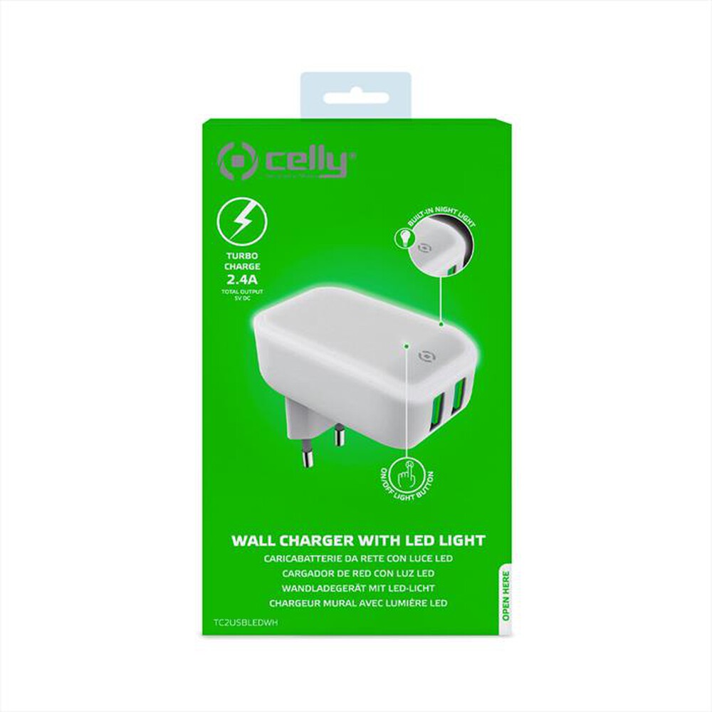 Immagine del prodotto CELLY - TC2USBLEDWH-Bianco
