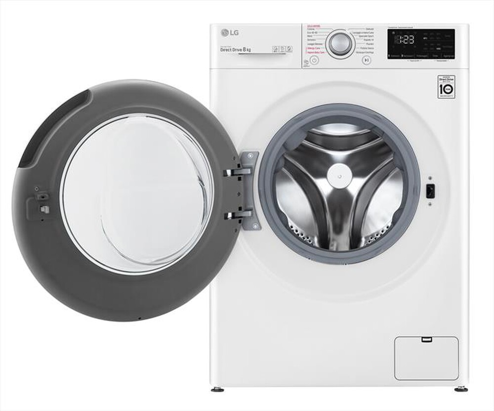 "LG - Lavatrice F2WV3S7S4E 7 Kg Classe D-White"
