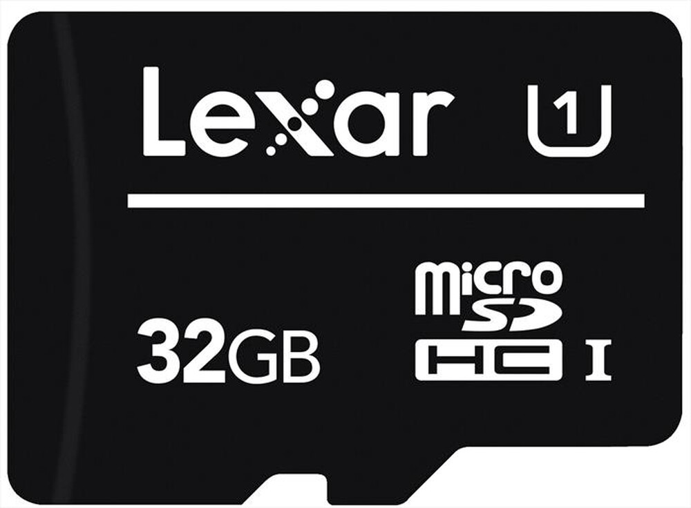 "LEXAR - 32GB MICROSDHC CL 10 NO ADAPTER-Black"