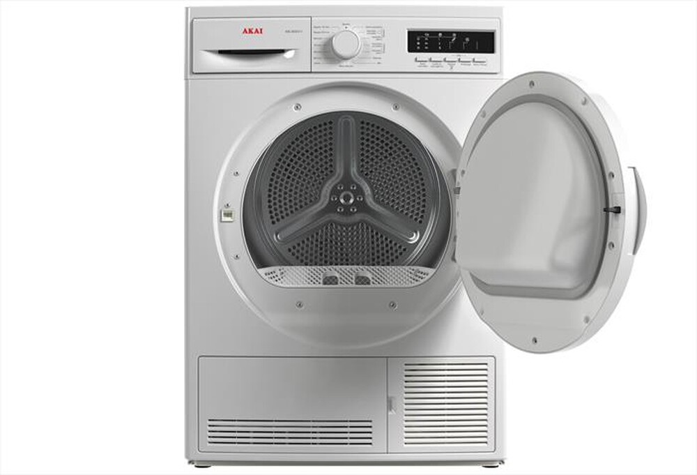 "AKAI - Asciugatrice ASC8023V 8 Kg Classe B-Bianco"