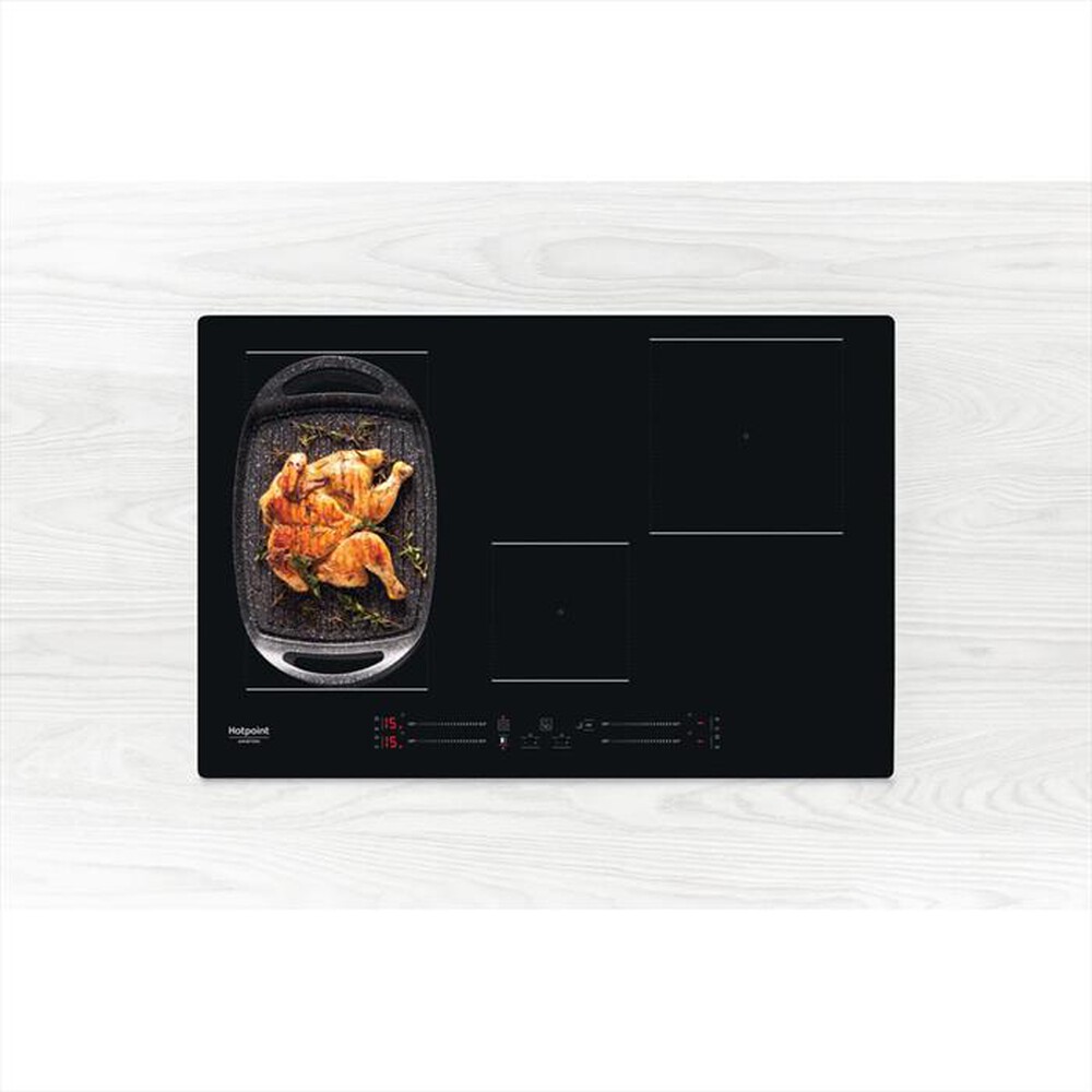 "HOTPOINT ARISTON - Piano induzione HS 1677C NE 77 cm-Nero"