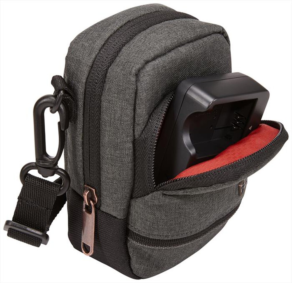 "CASE LOGIC - BORSA TRACOLLA ERA COMPATTE-Grigio"