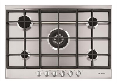SMEG - Piano cottura a gas P272XGH 72,5cm-Inox