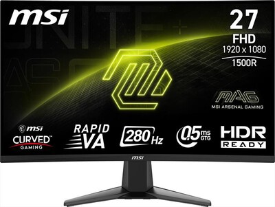 MSI - Monitor LED FHD 27" MAG 276CXF-Nero
