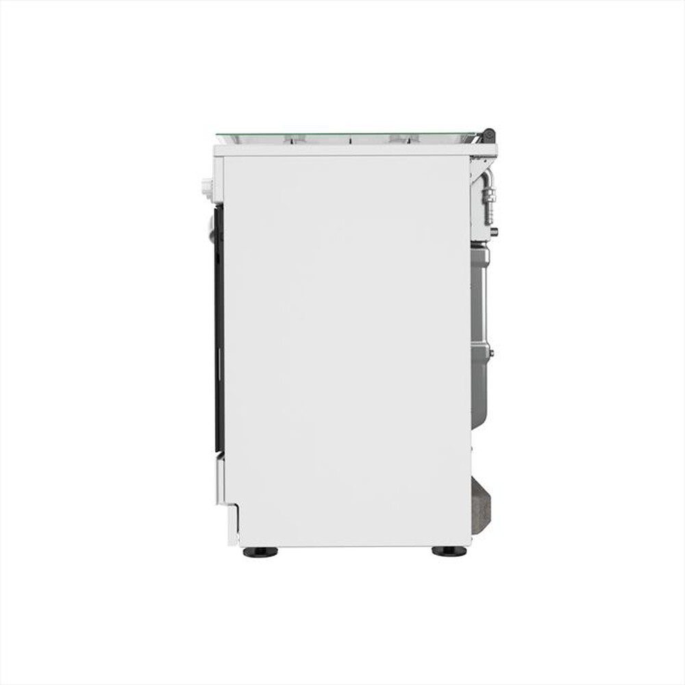 "INDESIT - Cucina a gas IS67G4PHWE Classe A-Nero, Bianco"