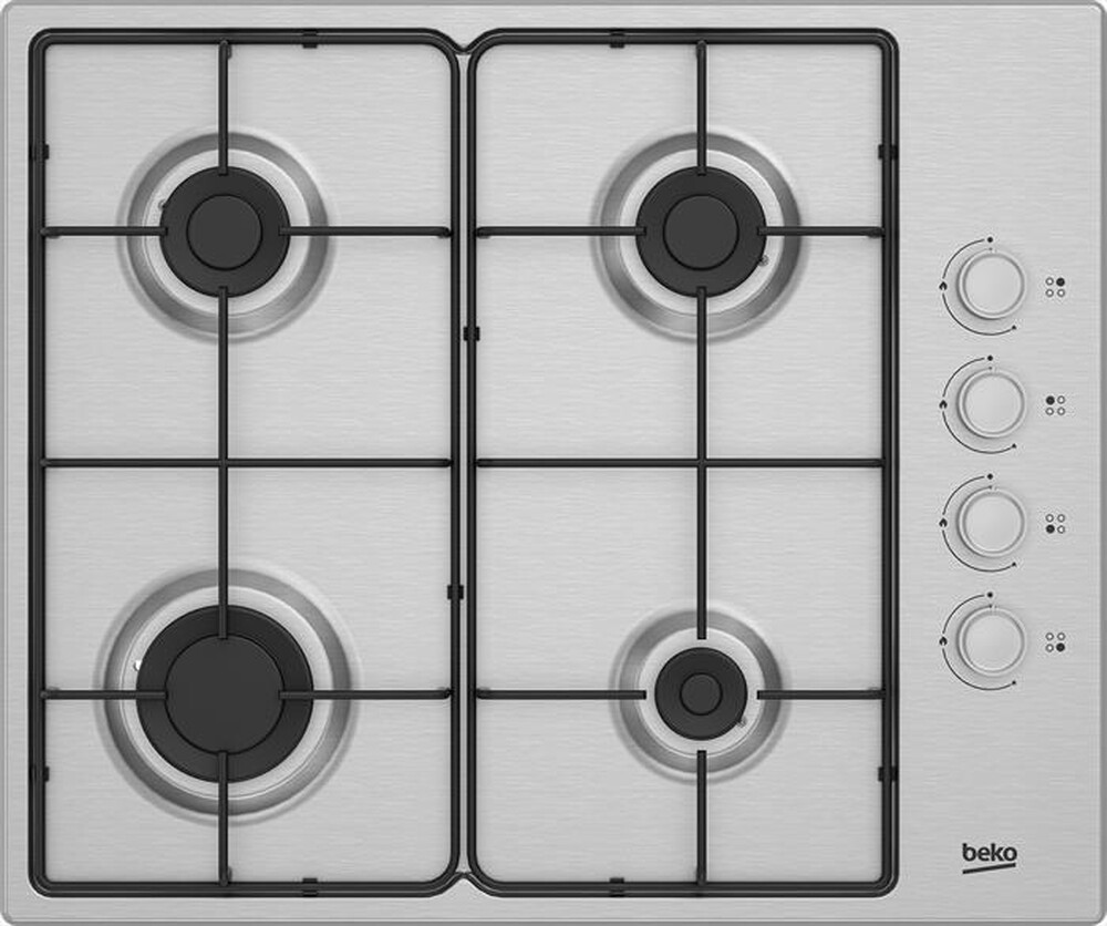 BEKO - Piano cottura a gas HIGG641C3SX 61cm
