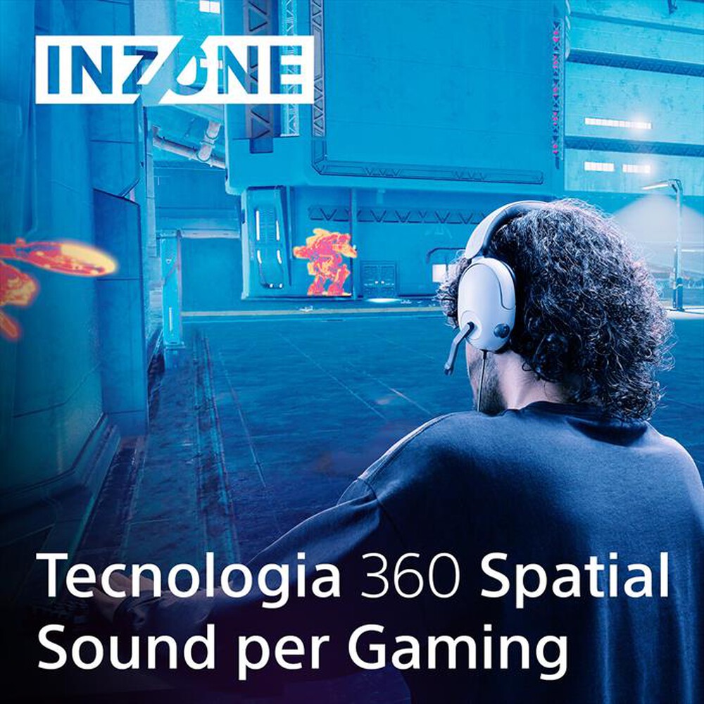 "SONY - Cuffie Gaming MDRG300W.CE7-Bianco"