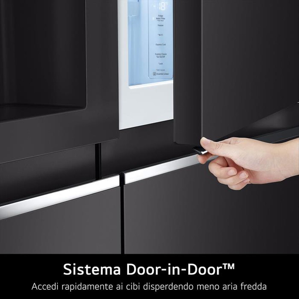 "LG - Frigorifero Multidoor GMQ844MC5E Classe E 530lt-Black"