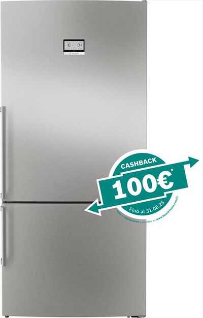 BOSCH - Frigorifero combinato KGN86AIDR Classe D 631 lt-Acciaio anti-impronta