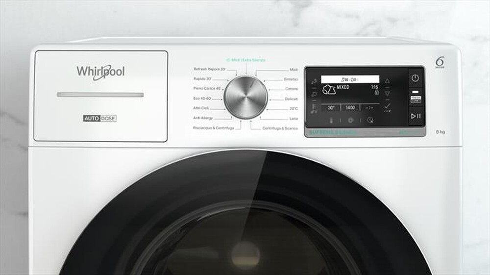 "WHIRLPOOL - Lavatrice W7X W845WR IT 8 Kg Classe B"
