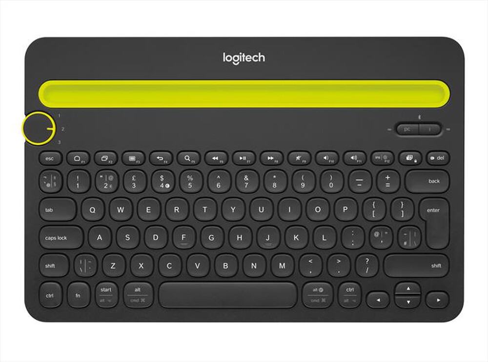 "LOGITECH - Bluetooth Multi-Device Keyboard K480-Nero"