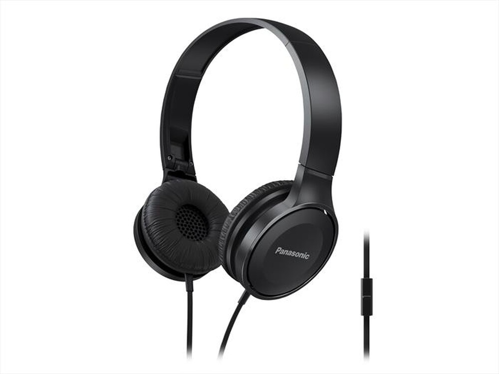 Immagine del prodotto PANASONIC - Cuffie a Padiglione con cavo RP-HF100ME-K, con mic-NERO