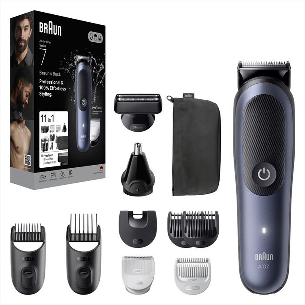 "BRAUN - Rasoio AIO 7540-BLU"