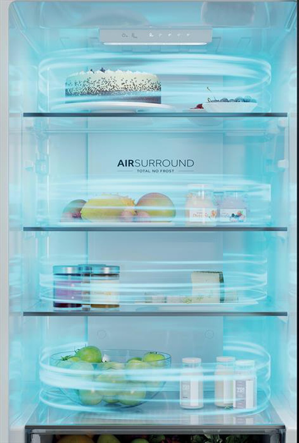 Immagine del prodotto HAIER - Frigorifero combinato HTR3618CNMG Classe C 360 lt-Argento