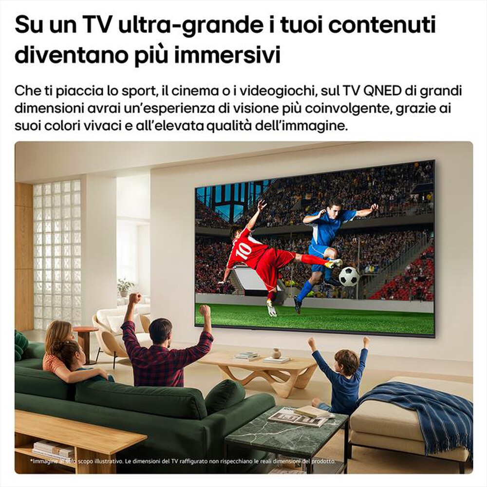 Immagine del prodotto LG - Smart TV 75" QNED AI MINILED QNED70B 75QNED70B6A-Charcoal Black