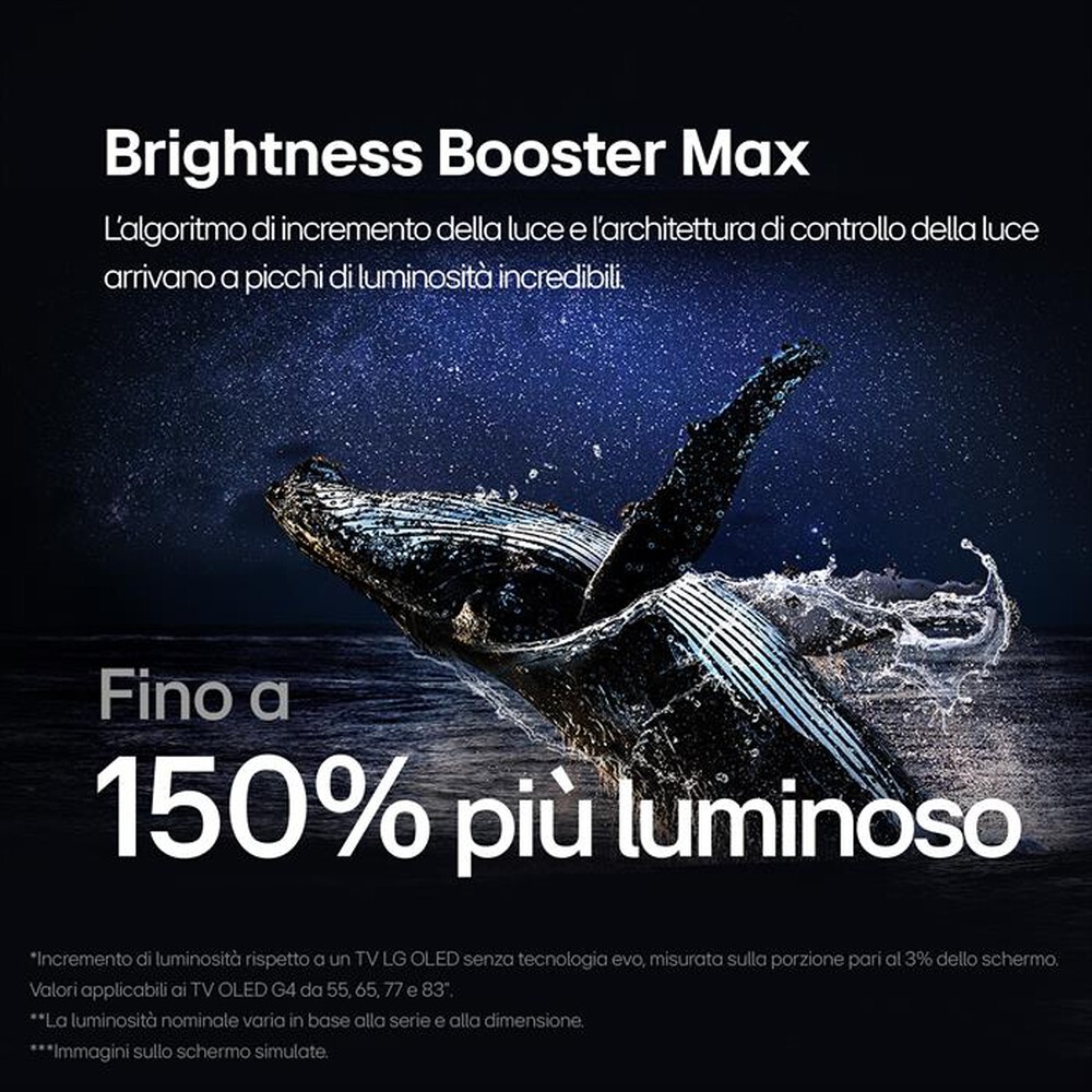 "LG - Smart TV OLED evo 4K 55\" Serie G4S OLED55G46LS-Argento"