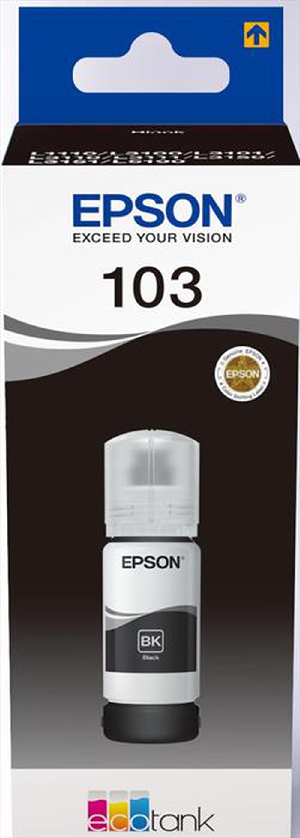 EPSON - EPSON FLACONE INCHIOSTRO ECOTANK 103 NERO-Nero