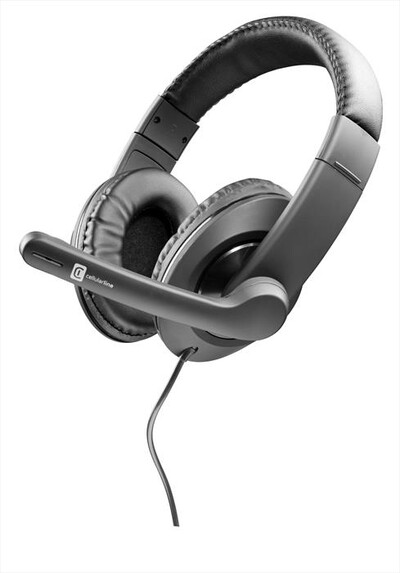 CELLULARLINE - Cuffia a filo con microfono HEADBJOINK-Nero