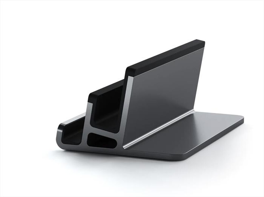 "SATECHI - STAND VERTICALE DOPPIO PER LAPTOP IN ALLUMINIO-grigio"