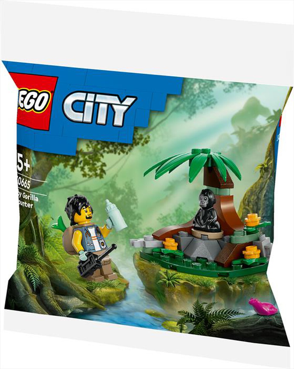 "LEGO - CITY L’incontro con il cucciolo di gorilla - 30665"