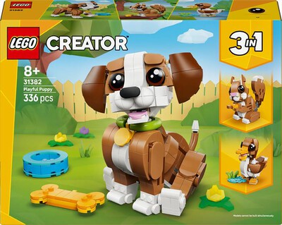 LEGO - CREATOR 3IN1 Adorabili animali: cagnolino giocoso