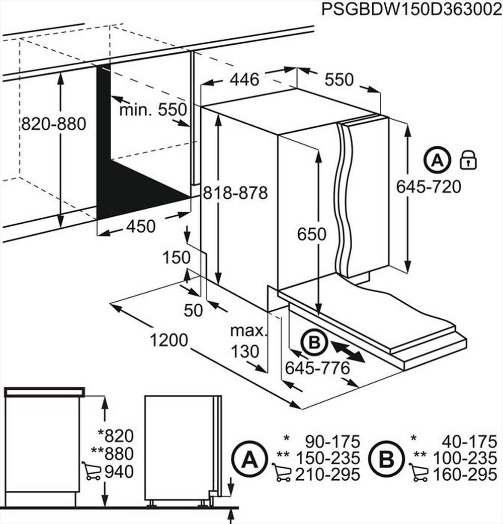 "ELECTROLUX - Lavastoviglie incasso EES42210L Classe E 9 coperti"