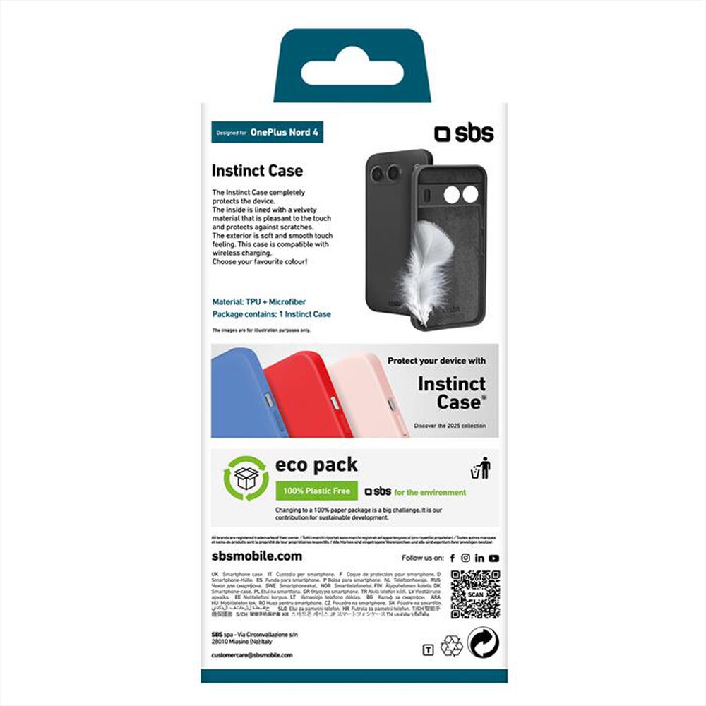 Immagine del prodotto SBS - Cover Instinct OnePlus Nord 4-Nero