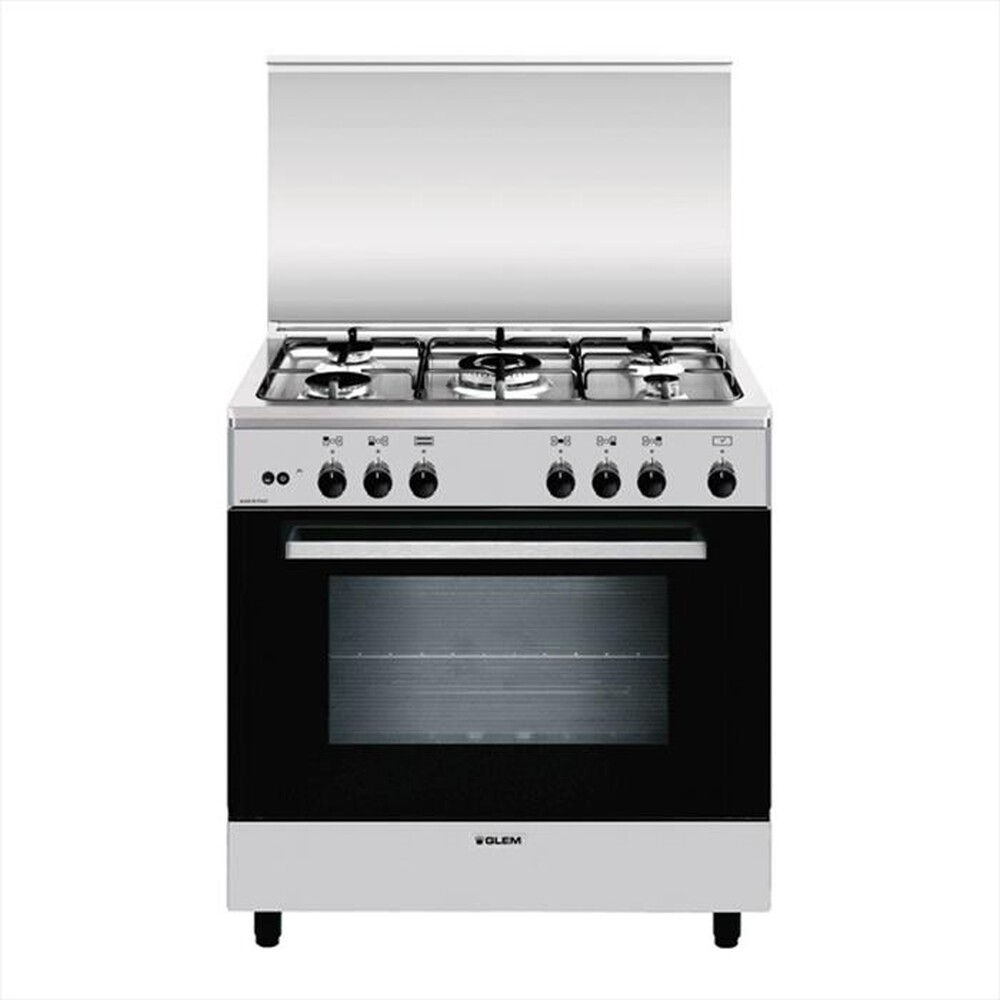 "GLEM GAS - Cucina a gas A855GI Classe A-Inox"