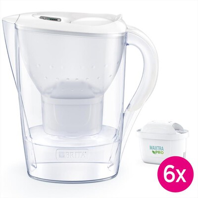 BRITA - Caraffa filtrante MARELLA INCL. 6 MXPRO-Bianco/trasparente