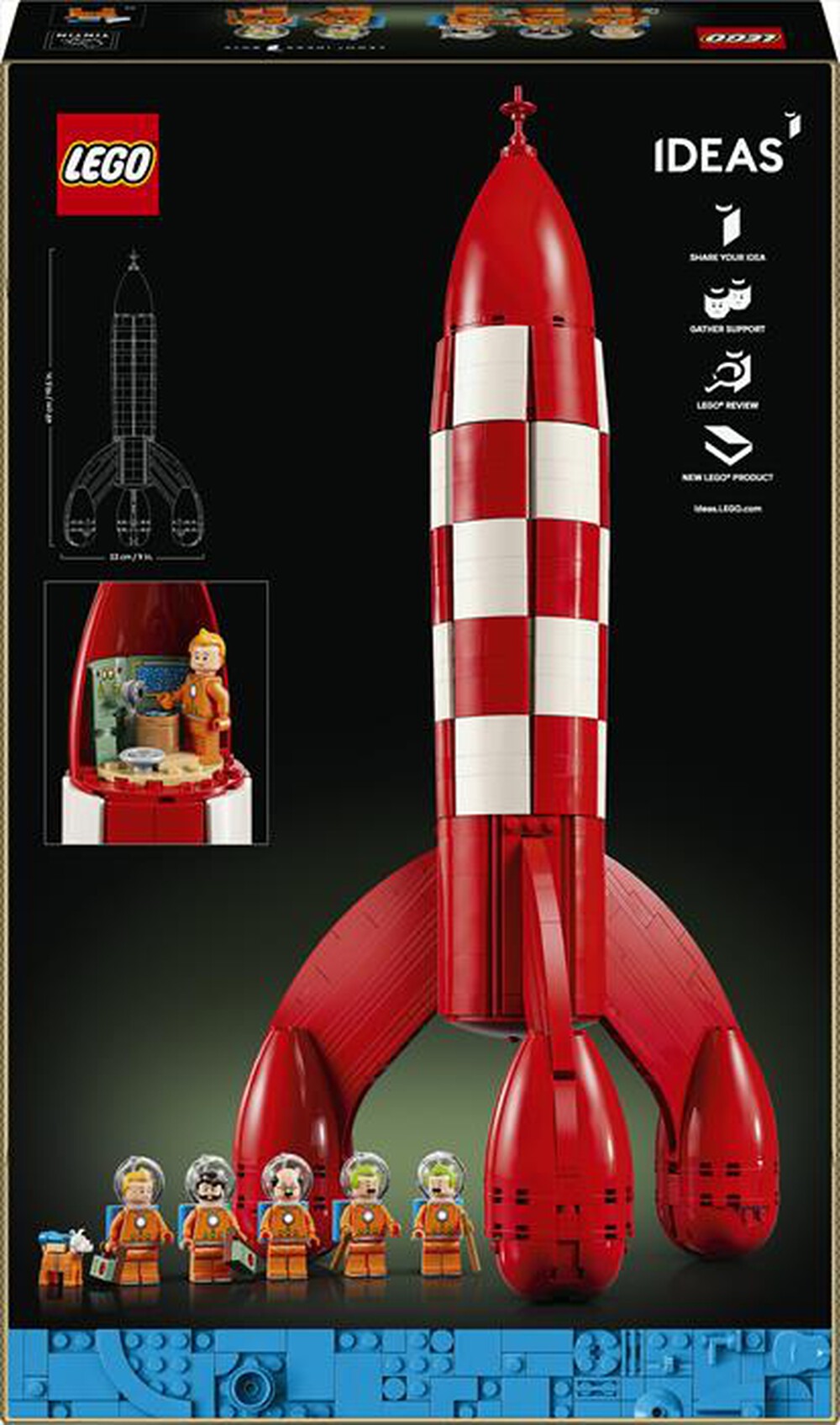 Immagine del prodotto LEGO - IDEAS Razzo lunare di Tintin - 21367