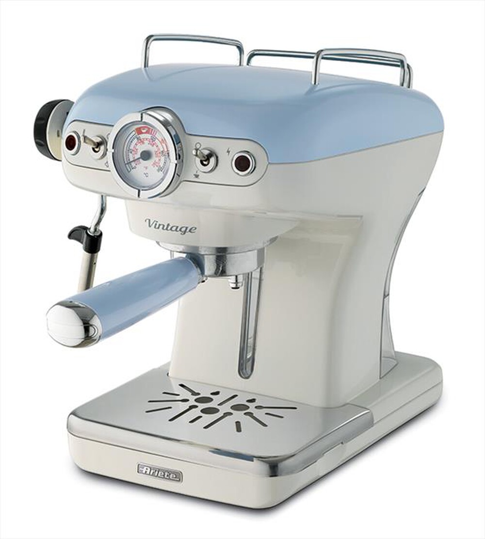 "ARIETE - 1389 Espresso Vintage-Blu, Bianco"