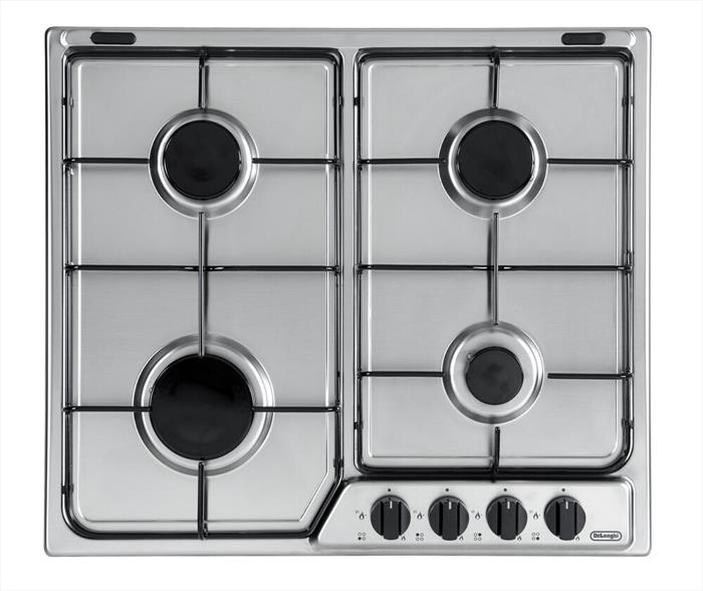 "DE LONGHI - Piano cottura a gas YAF 46 ASV 4 fuochi 58cm-Inox"
