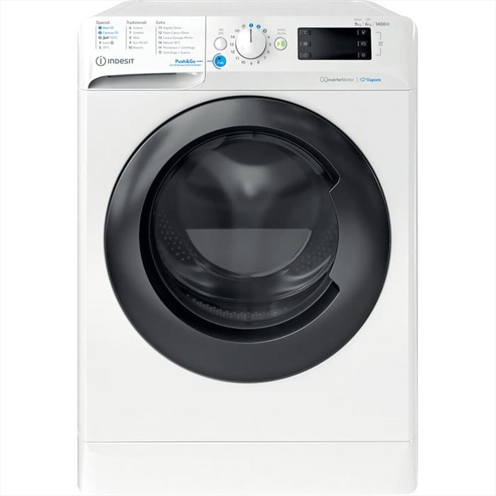 INDESIT - Lavasciuga BDE 96436 WKV IT 9/6 Kg Classe A-Bianco