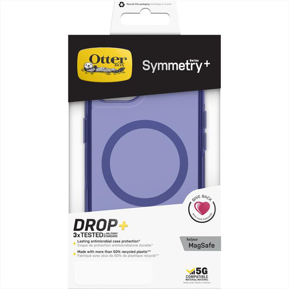 "OTTERBOX - SYMMETRY PLUS CLEAR - CUSTODIA IPHONE 13-BLU"