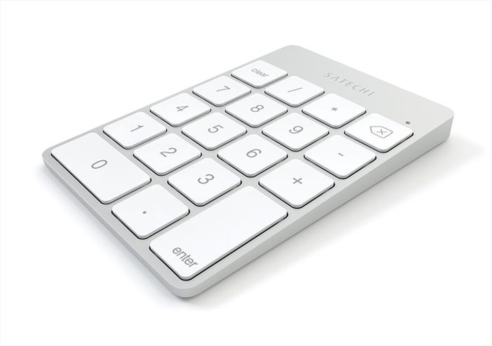 "SATECHI - TASTIERINO NUMERICO WIRELESS IN ALLUMINIO-argento"