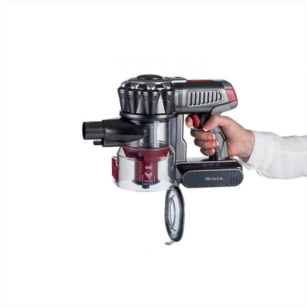 "ARIETE - 2757 22v Lithium Scopa Elettrica Cordless-rosso"