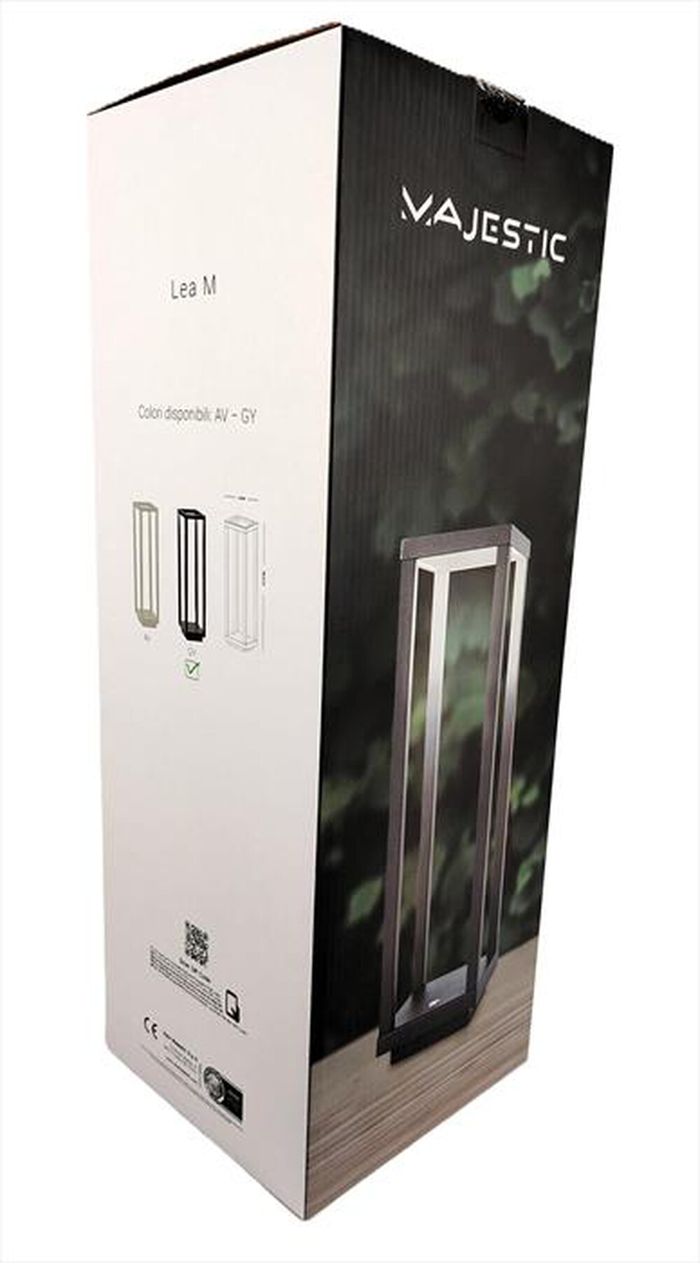 "MAJESTIC - Lampada portatile LEA M GY-Grigio scuro"
