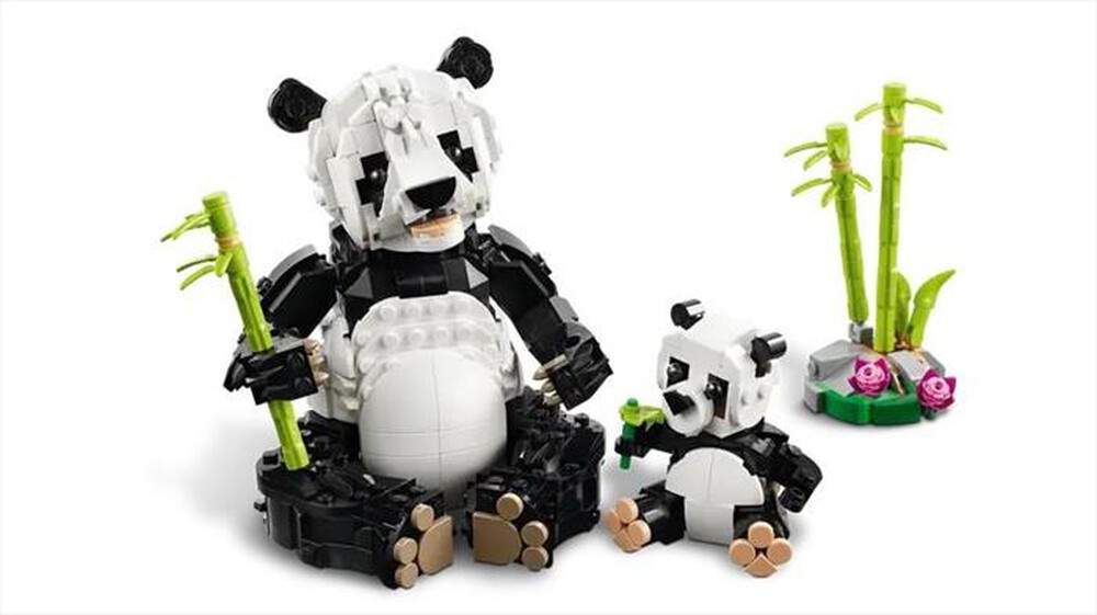 "LEGO - CREATOR Animali selvatici: famiglia di panda-31165-Multicolore"