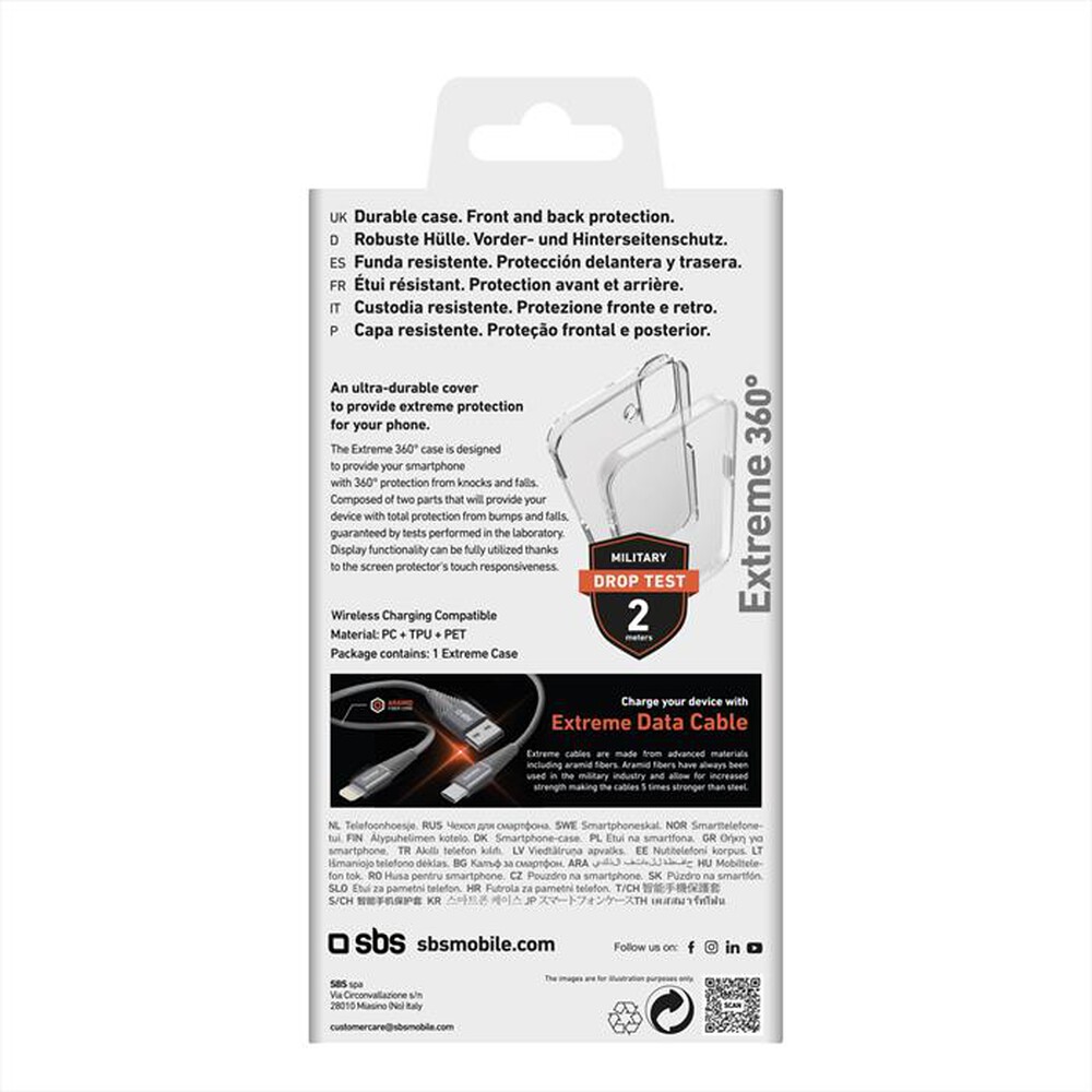 "SBS - Cover 360 iPhone 16 TECOV360IP1661"