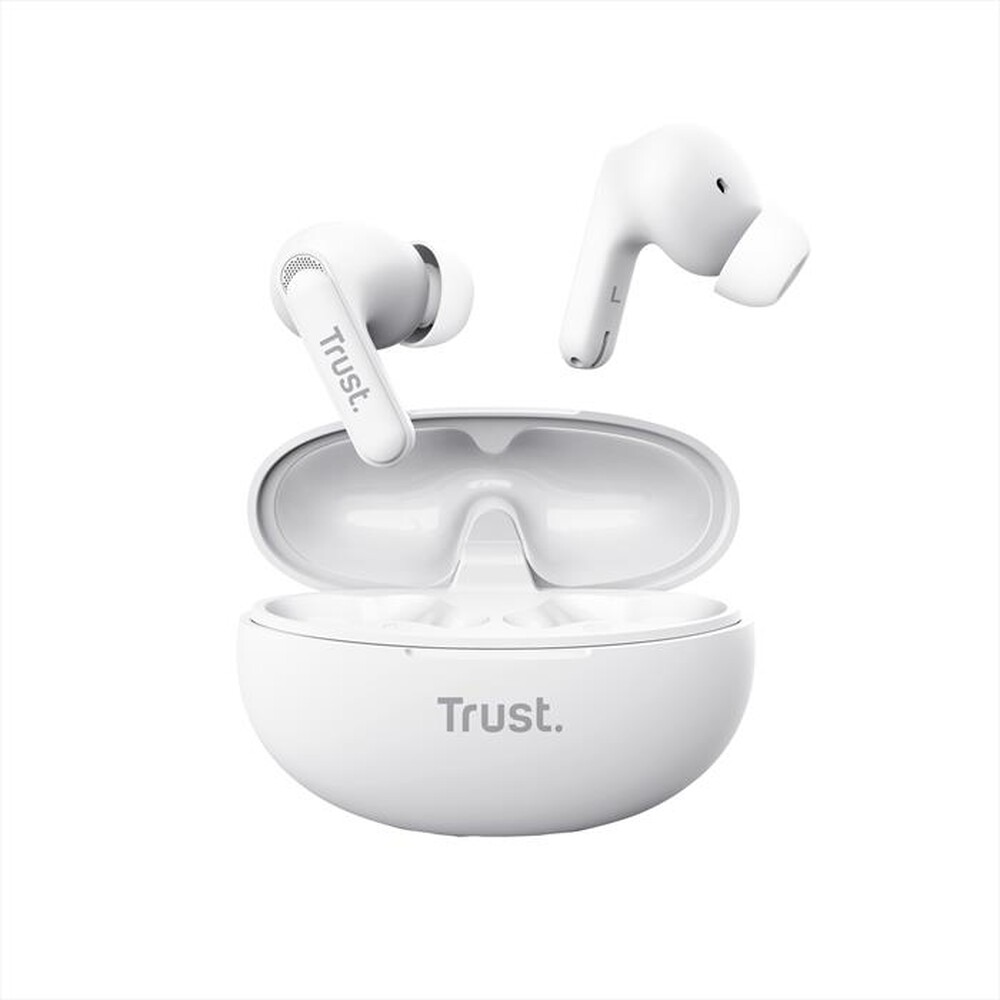 "TRUST - Auricolare bluetooth YAVI ENC-White"