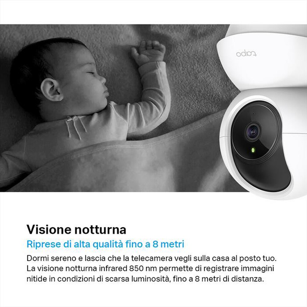 "TP-LINK - TELECAMERE WI-FI , VISIONE NOTTURNA, AUDIO BIDIREZ"