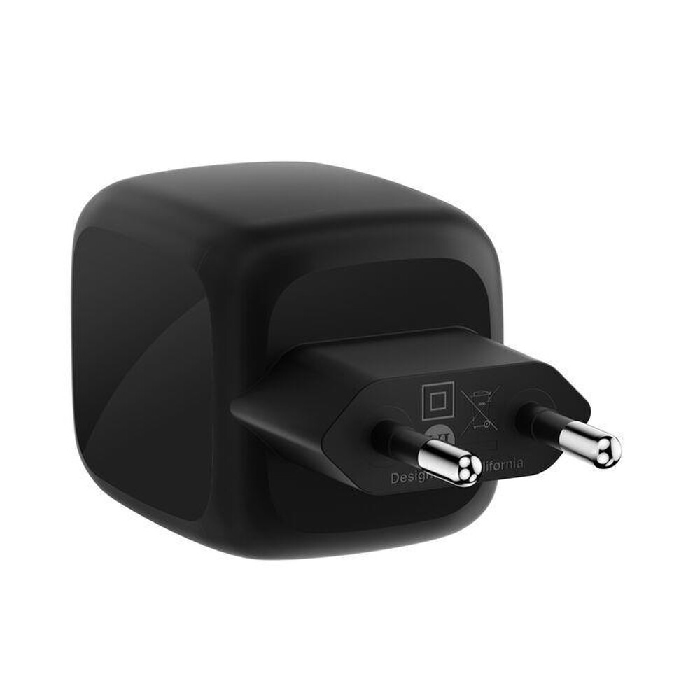 Immagine del prodotto BELKIN - Doppio caricabatteria da parete GAN USB-C da 67 W-Nero