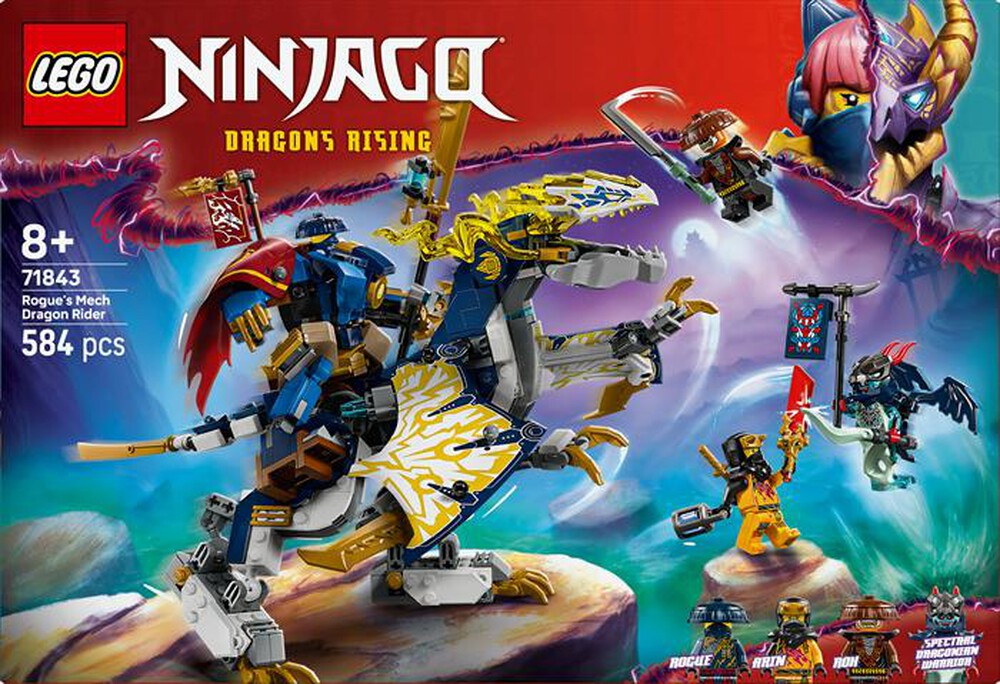 "LEGO - NINJAGO Mech cavalca-drago di Rogue - 71843"