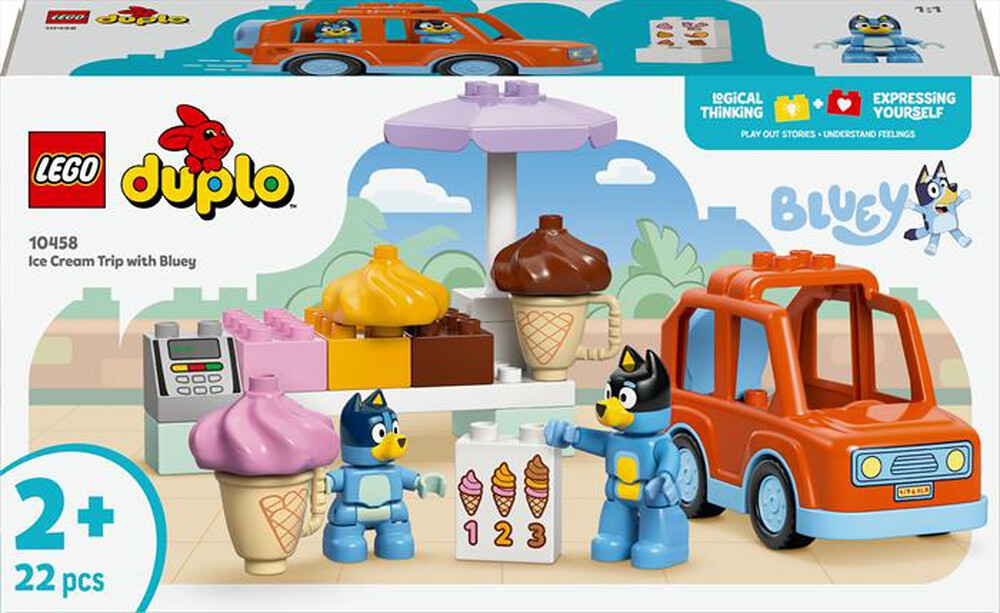 Immagine del prodotto LEGO - DUPLO BLUEY Visita alla gelateria di BLUEY 10458