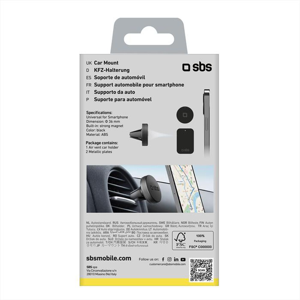 Immagine del prodotto SBS - TESUPPUNIVAIRMAG-Nero