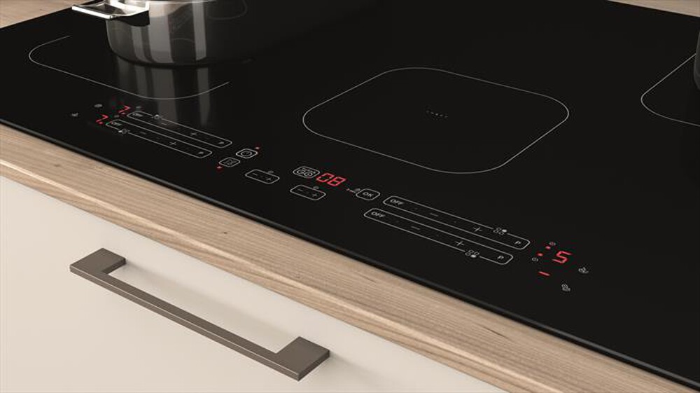 "INDESIT - Piano cottura induzione IB 21B77 NE 77 cm-Nero"
