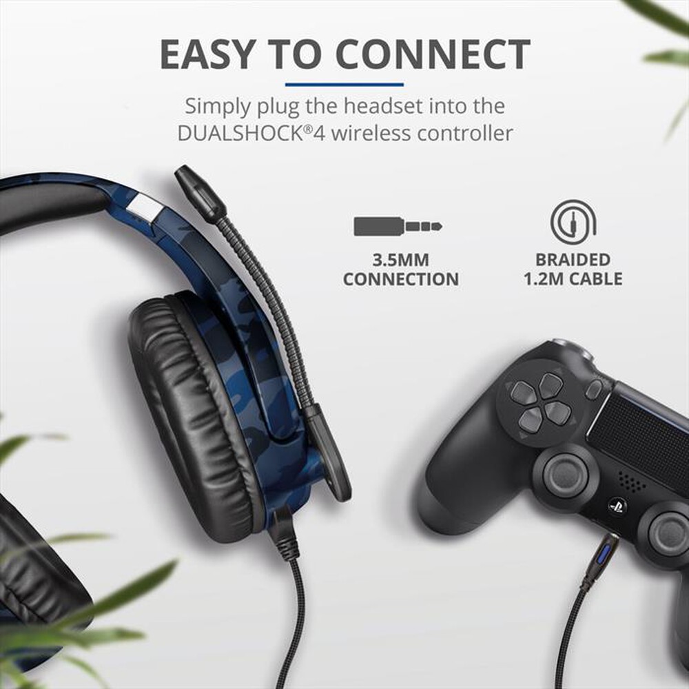Immagine del prodotto TRUST - GXT 488 FORZE-B PS4 HEADSET-Blue Camouflage